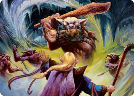 Den of the Bugbear (Dungeon Module) Art Card [Dungeons & Dragons: Adventures in the Forgotten Realms Art Series] | Card Citadel