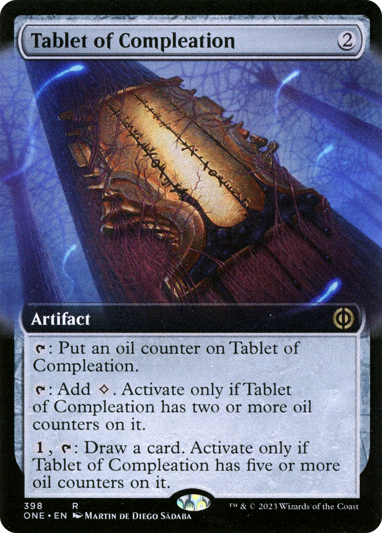 Tablet of Compleation (Extended Art) [Phyrexia: All Will Be One] | Card Citadel