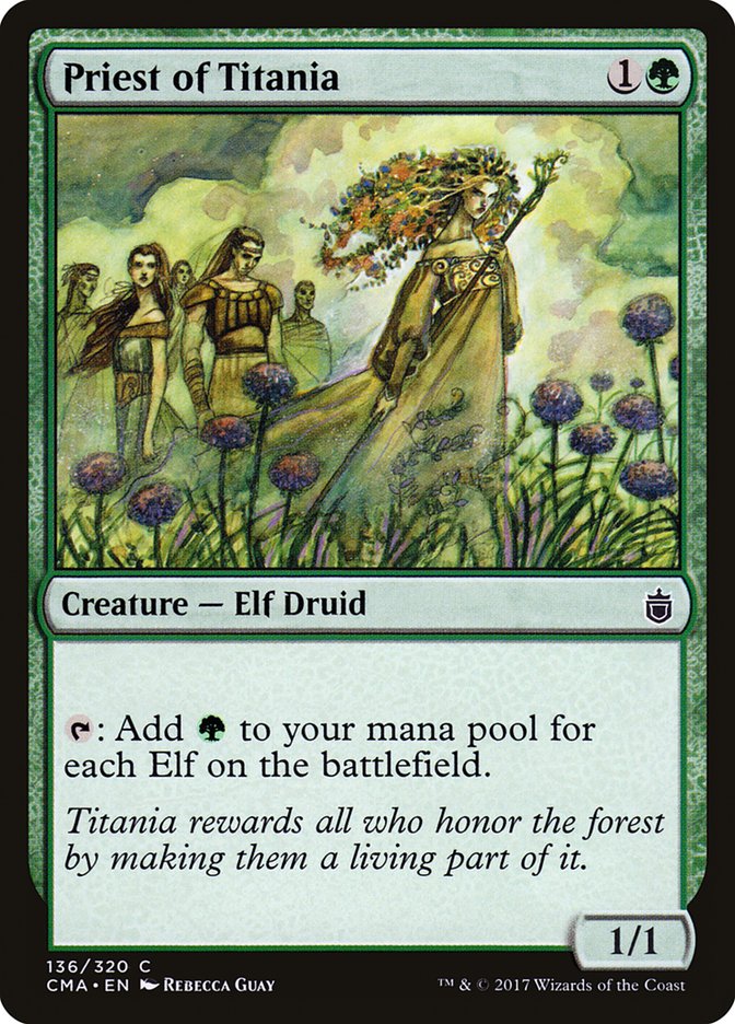 Priest of Titania [Commander Anthology] | Card Citadel