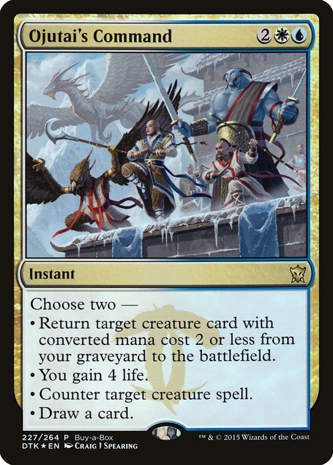 Ojutai's Command (Buy-A-Box) [Dragons of Tarkir Promos] | Card Citadel