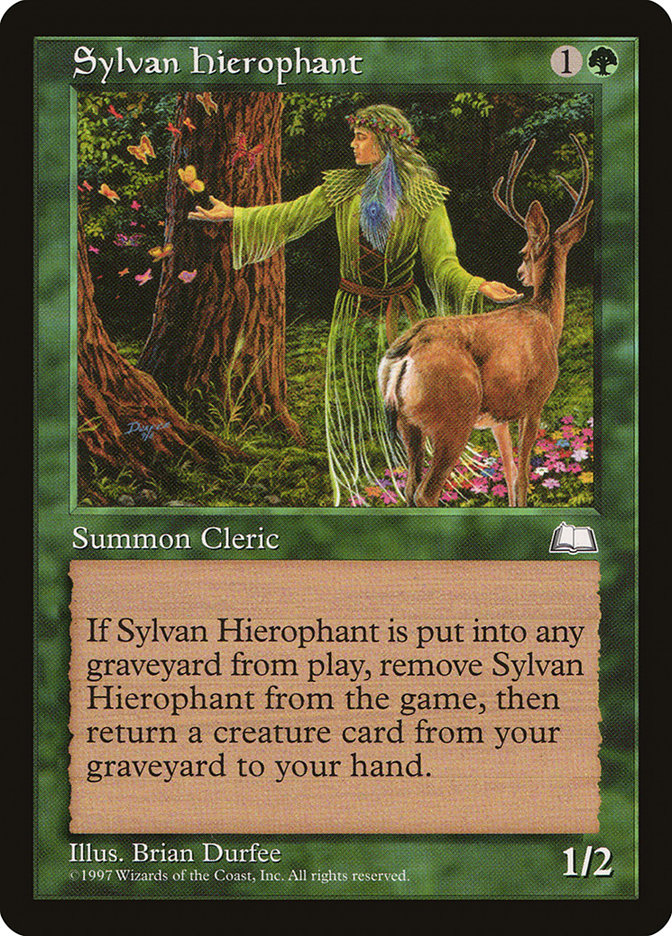 Sylvan Hierophant [Weatherlight] | Card Citadel