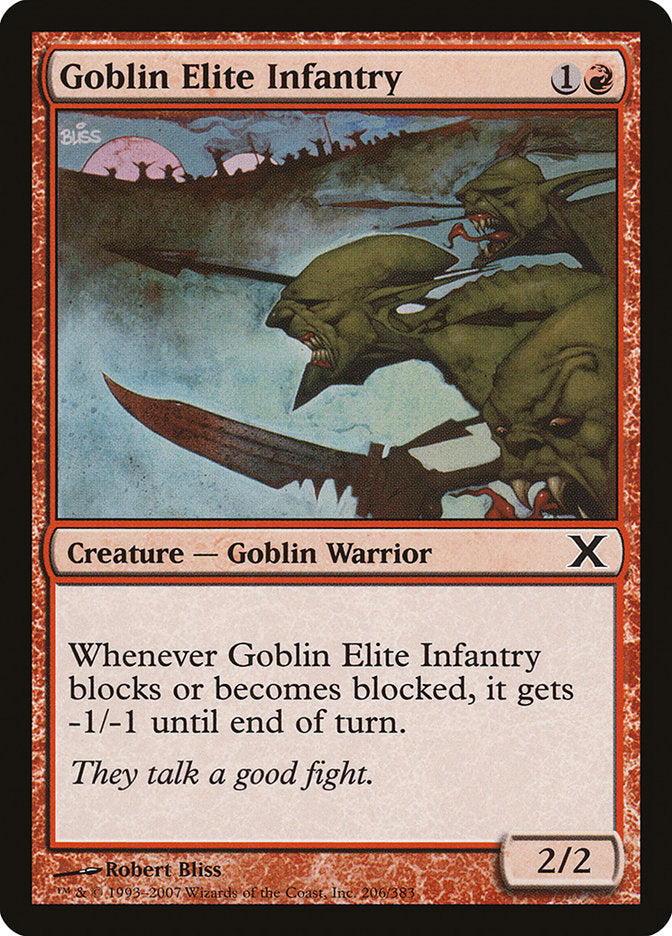 Goblin Elite Infantry [Tenth Edition] | Card Citadel