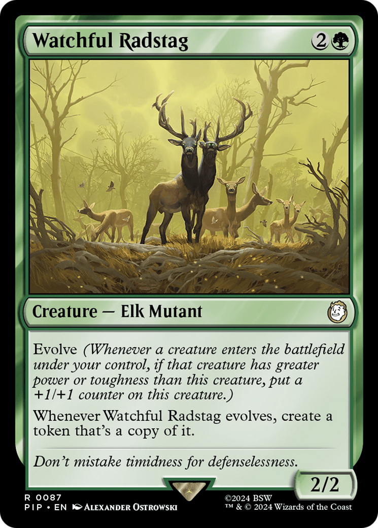 Watchful Radstag [Fallout] | Card Citadel