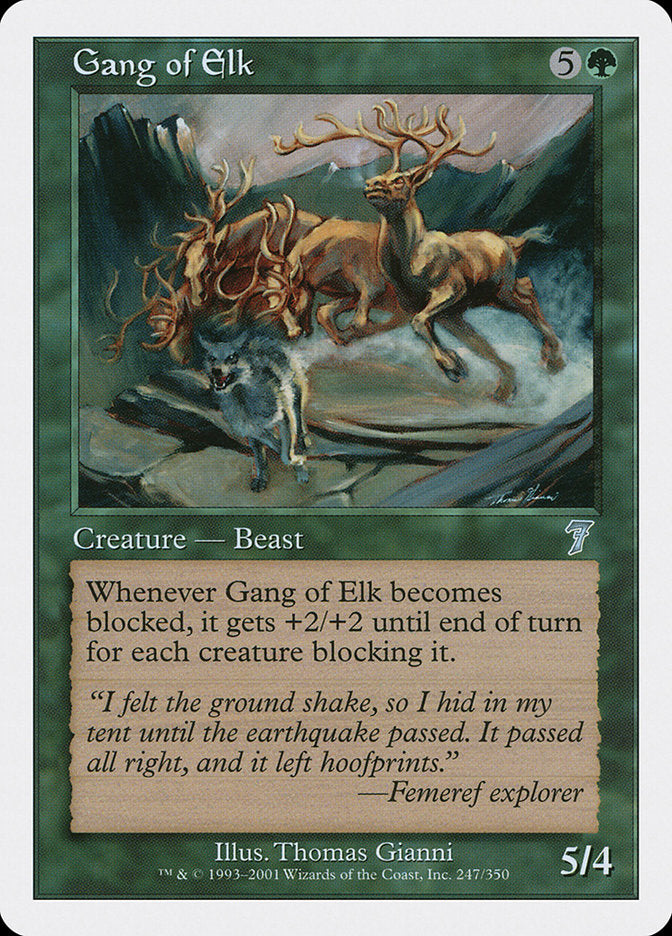 Gang of Elk [Seventh Edition] | Card Citadel