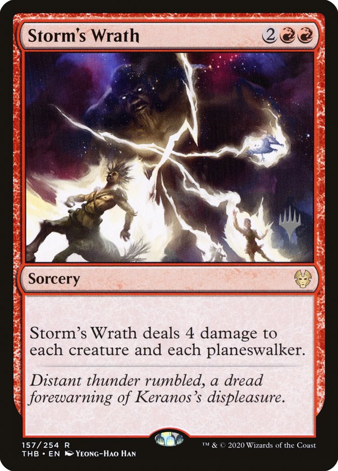 Storm's Wrath  (Promo Pack) [Theros Beyond Death Promos] | Card Citadel