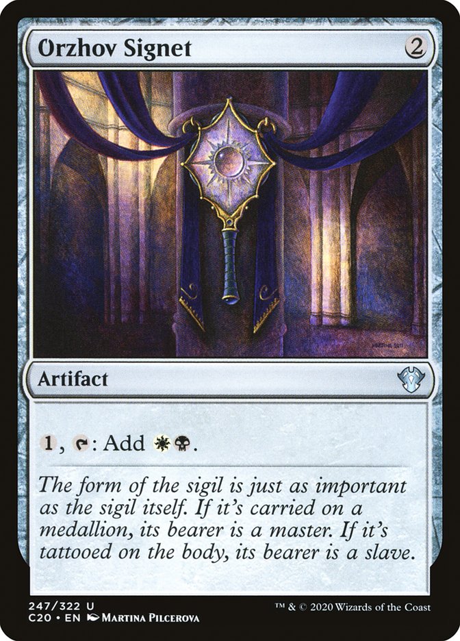 Orzhov Signet [Commander 2020] | Card Citadel