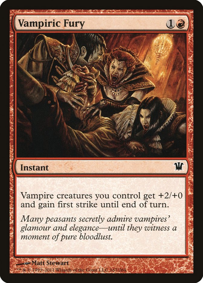 Vampiric Fury [Innistrad] | Card Citadel