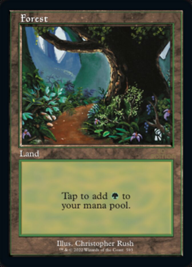 Forest (Retro) (593) [30th Anniversary Edition] | Card Citadel