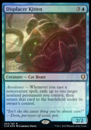 Displacer Kitten [Commander Legends: Battle for Baldur's Gate Prerelease Promos] | Card Citadel