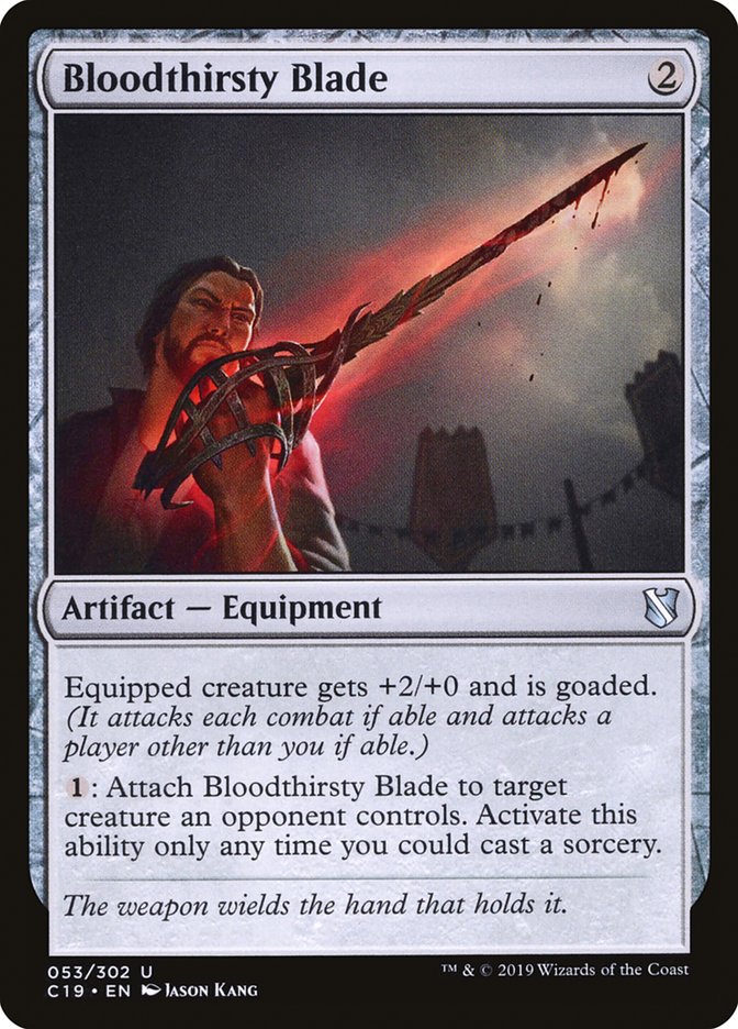 Bloodthirsty Blade [Commander 2019] | Card Citadel