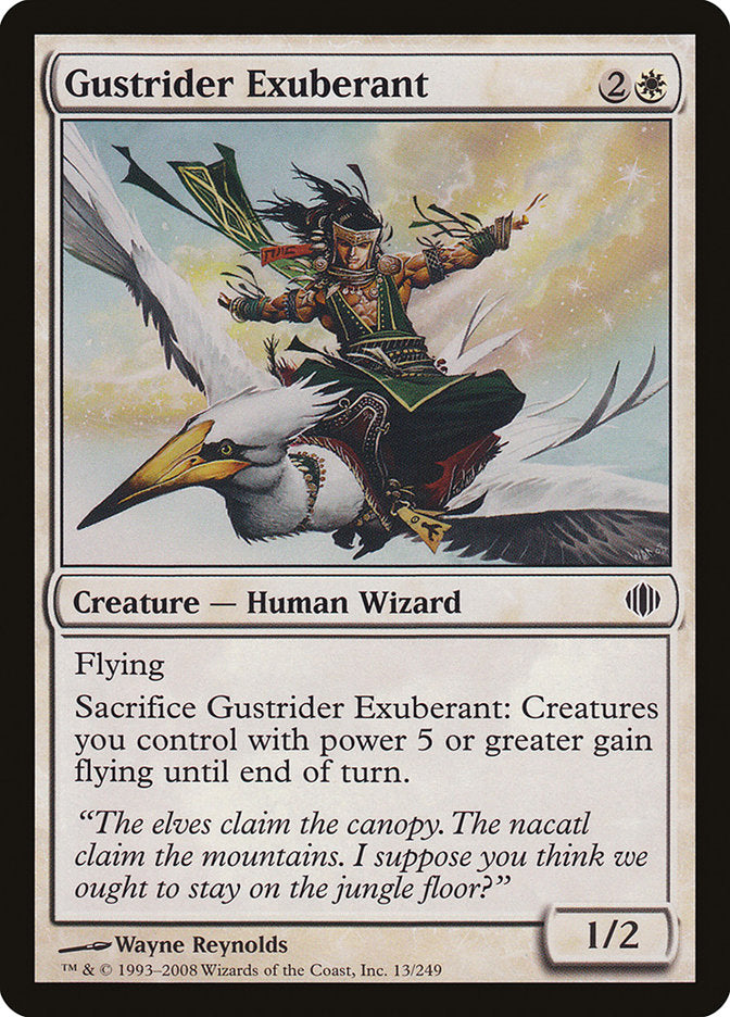 Gustrider Exuberant [Shards of Alara] | Card Citadel