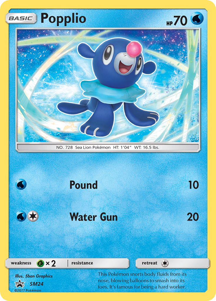 Popplio (SM24) [Sun & Moon: Black Star Promos] | Card Citadel