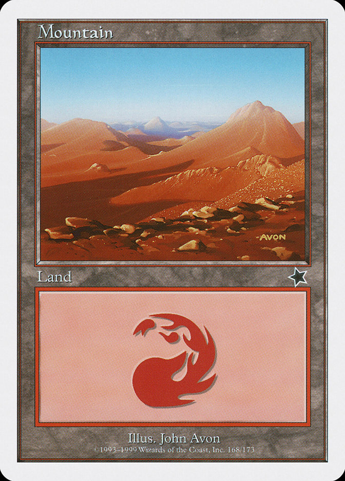 Mountain (168) [Starter 1999] | Card Citadel