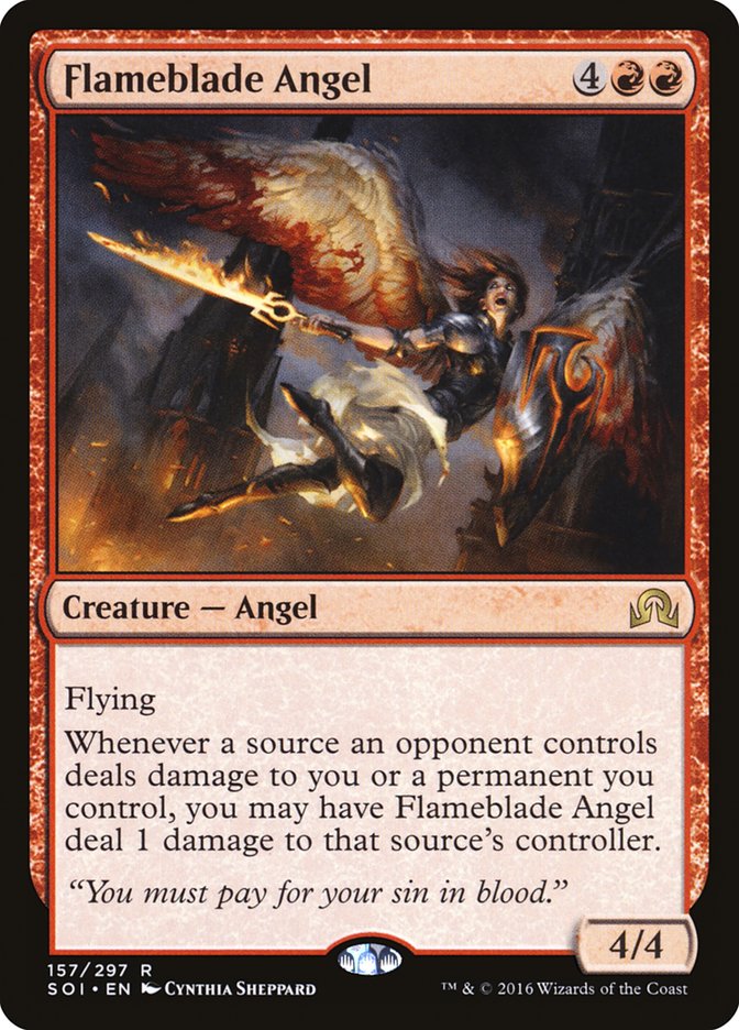 Flameblade Angel [Shadows over Innistrad] | Card Citadel