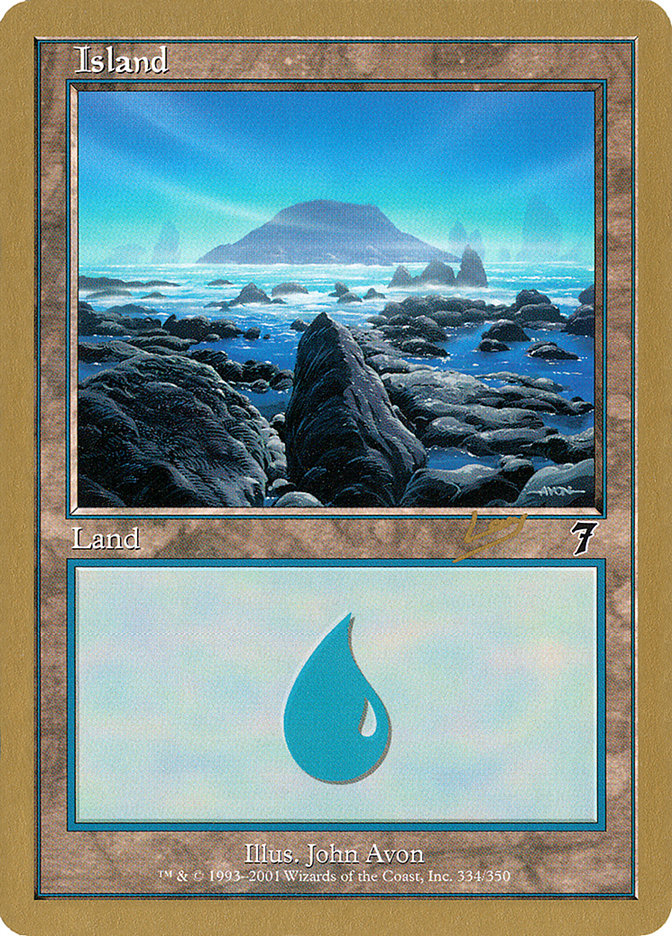 Island (rl334) (Raphael Levy) [World Championship Decks 2002] | Card Citadel