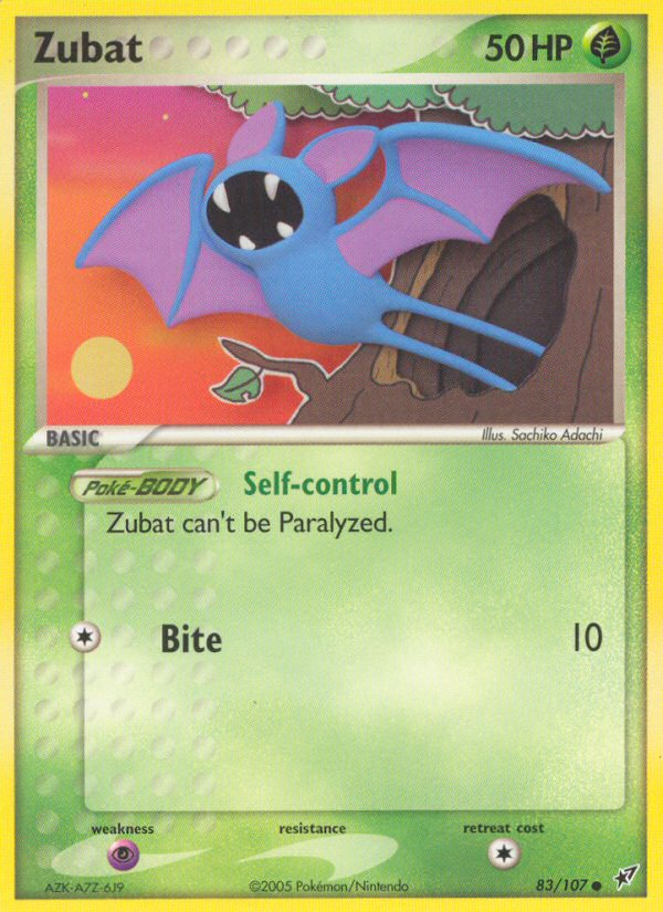 Zubat (83/107) [EX: Deoxys] | Card Citadel