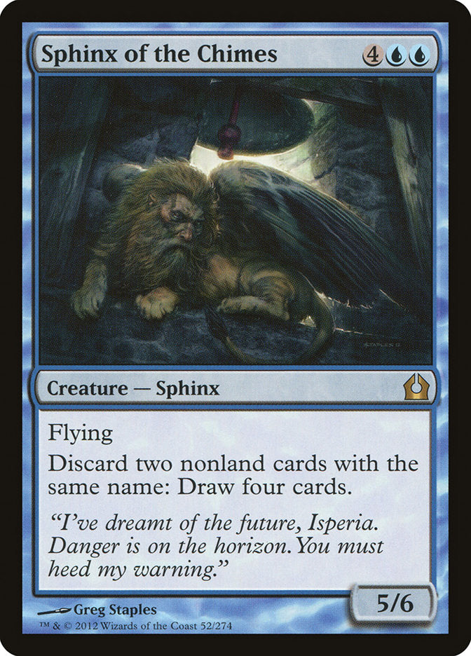 Sphinx of the Chimes [Return to Ravnica] | Card Citadel