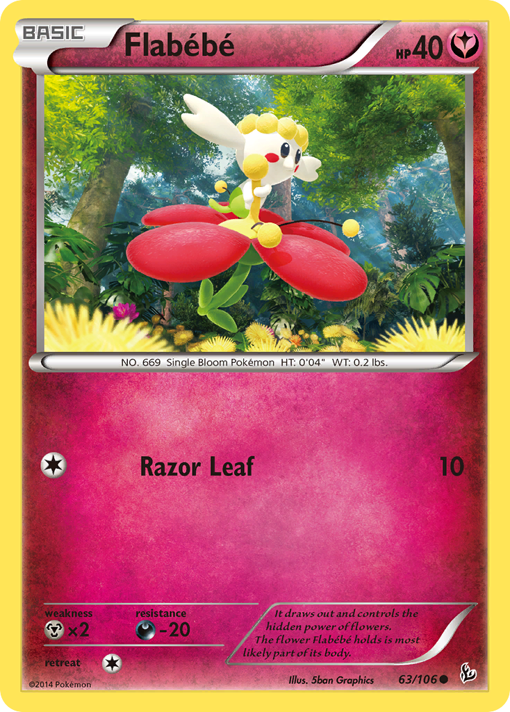 Flabebe (63/106) [XY: Flashfire] | Card Citadel