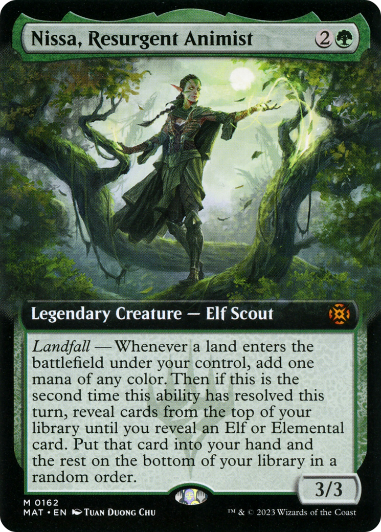 Nissa, Resurgent Animist (Extended Art) [March of the Machine: The Aftermath] | Card Citadel