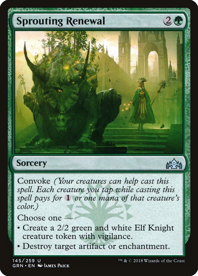 Sprouting Renewal [Guilds of Ravnica] | Card Citadel