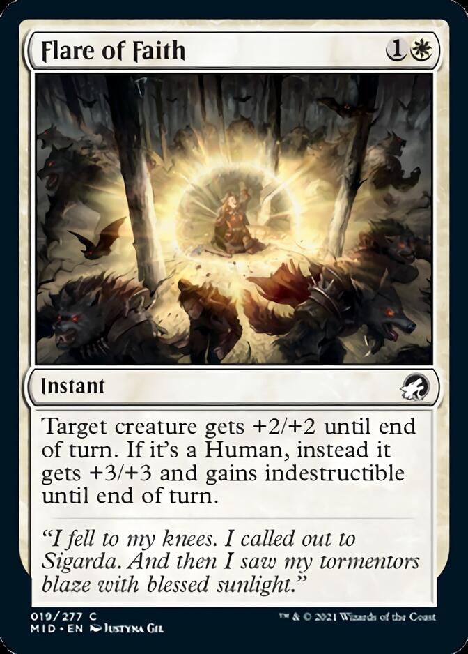 Flare of Faith [Innistrad: Midnight Hunt] | Card Citadel