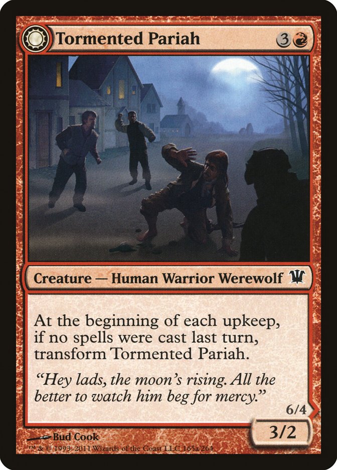 Tormented Pariah // Rampaging Werewolf [Innistrad] | Card Citadel