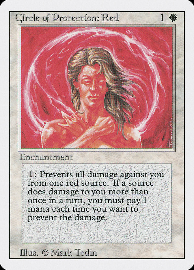 Circle of Protection: Red [Revised Edition] | Card Citadel