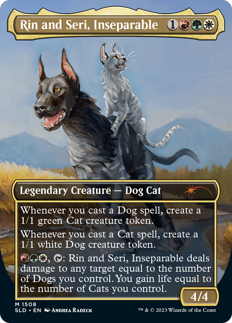 Rin and Seri, Inseparable (1508) // Rin and Seri, Inseparable [Secret Lair Commander Deck: Raining Cats and Dogs] | Card Citadel