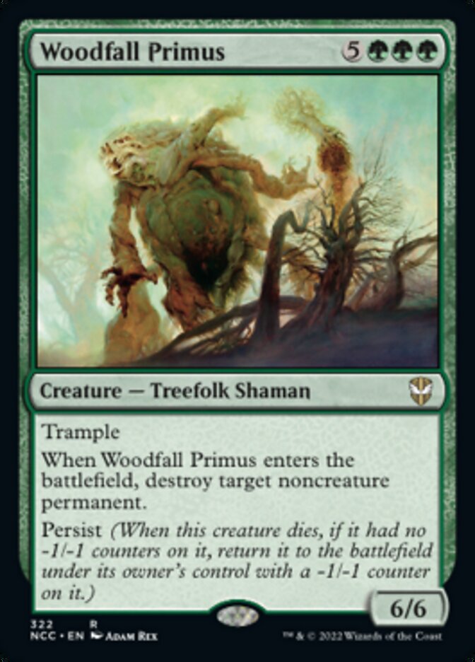 Woodfall Primus [Streets of New Capenna Commander] | Card Citadel