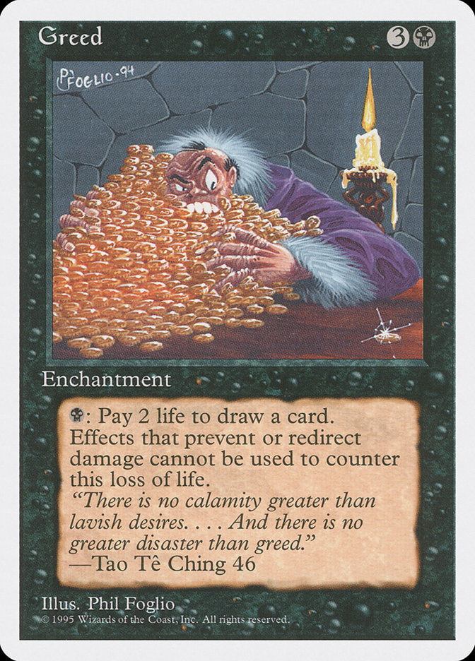 Greed [Fourth Edition] | Card Citadel