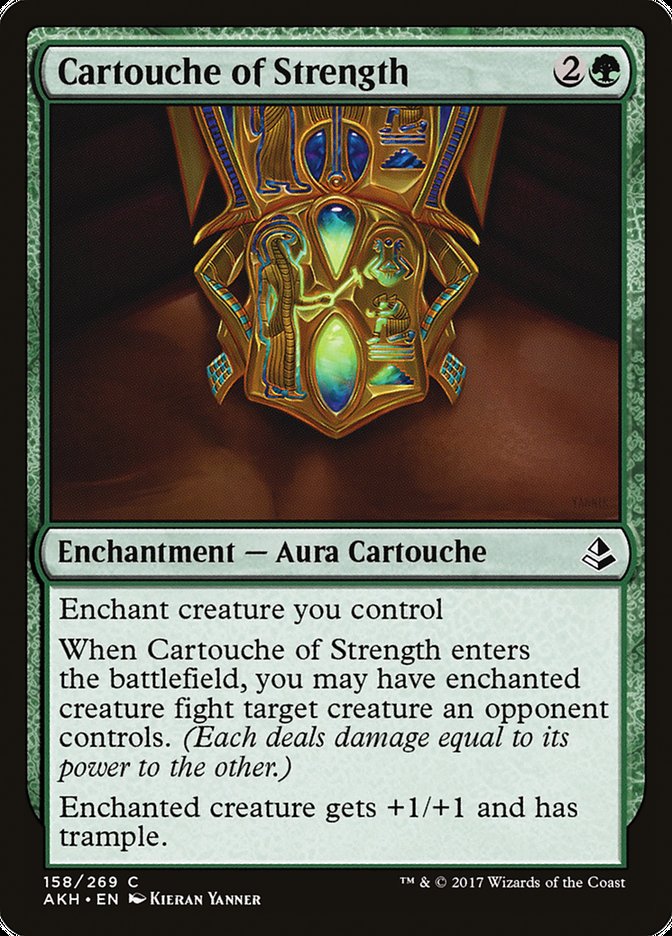 Cartouche of Strength [Amonkhet] | Card Citadel