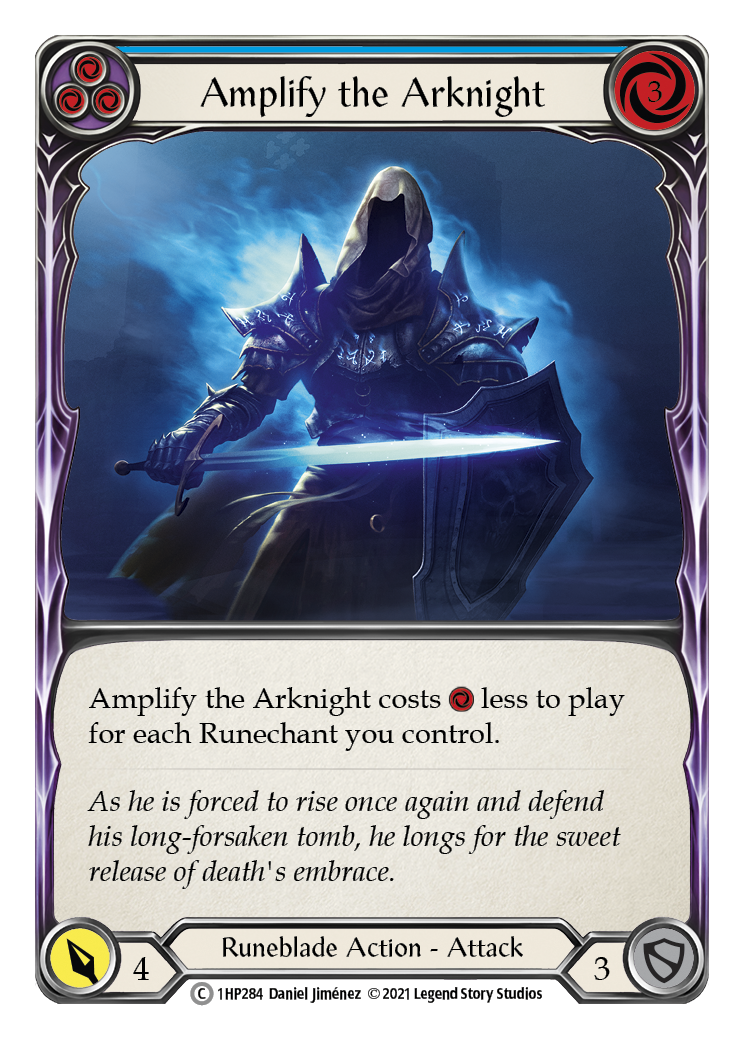 Amplify the Arknight (Blue) [1HP284] | Card Citadel