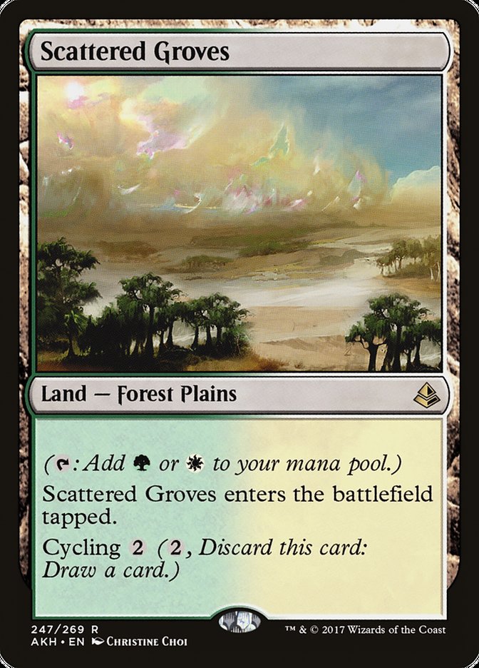 Scattered Groves [Amonkhet] | Card Citadel