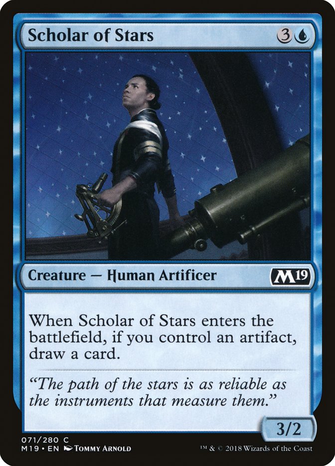 Scholar of Stars [Core Set 2019] | Card Citadel