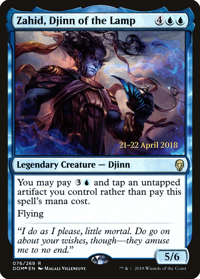 Zahid, Djinn of the Lamp [Dominaria Promos] | Card Citadel