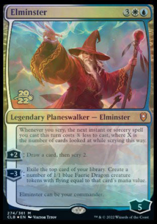Elminster [Commander Legends: Battle for Baldur's Gate Prerelease Prom – Card Citadel