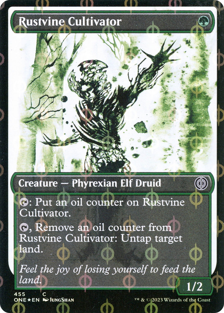 Rustvine Cultivator (Showcase Ichor Step-and-Compleat Foil) [Phyrexia: All Will Be One] | Card Citadel