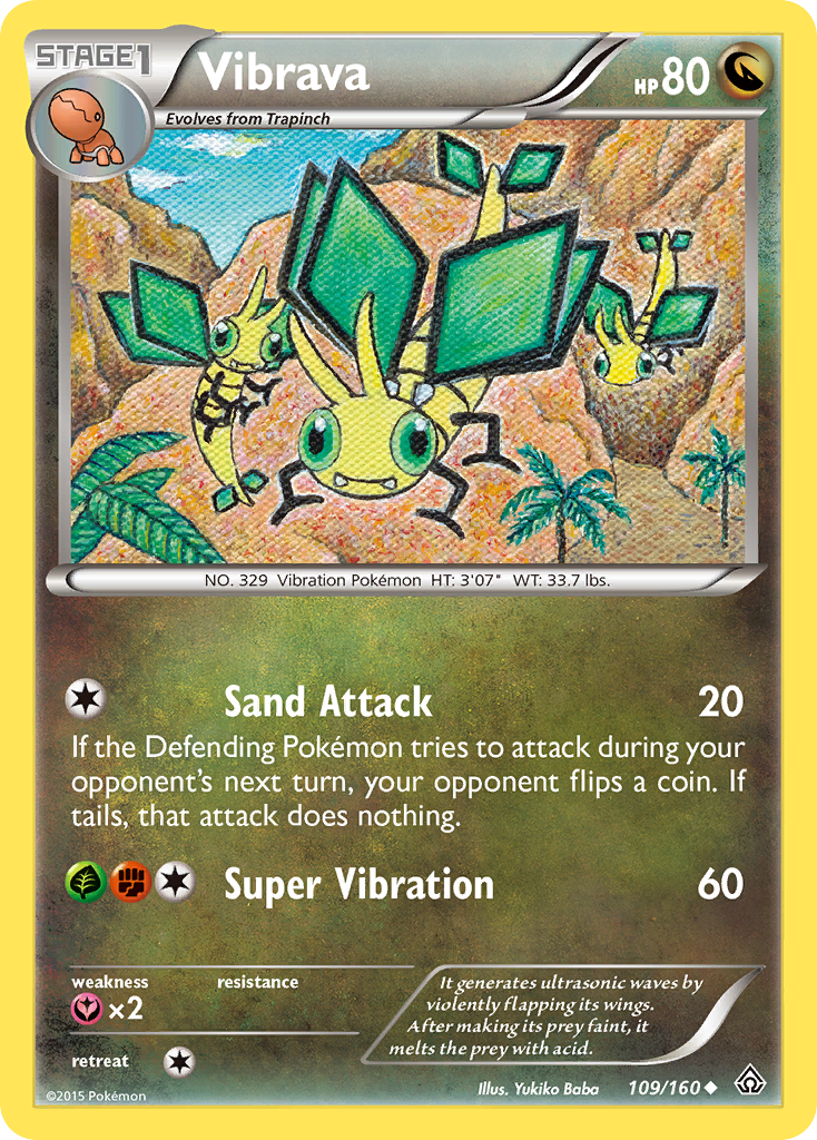 Vibrava (109/160) [XY: Primal Clash] | Card Citadel