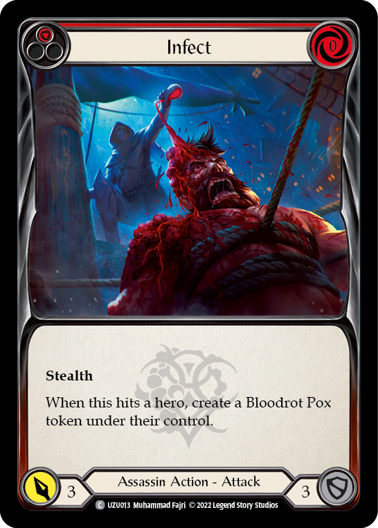 Infect (Red) [UZU013] (Outsiders Uzuri Blitz Deck) | Card Citadel