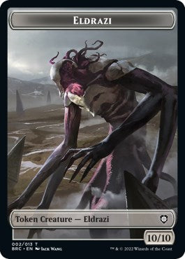 Servo // Eldrazi Double-Sided Token [The Brothers' War Commander Tokens] | Card Citadel