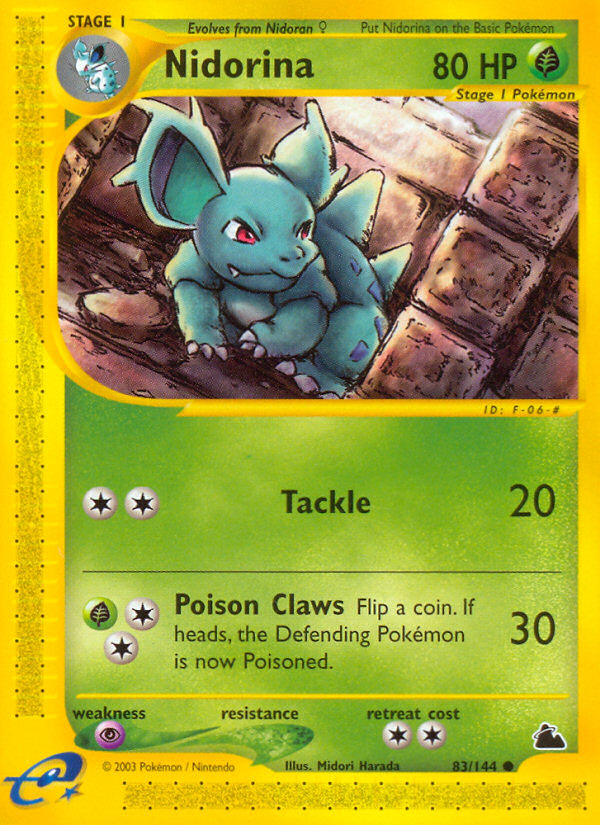 Nidorina (83/144) [Skyridge] | Card Citadel