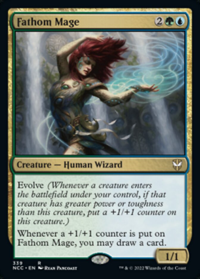 Fathom Mage [Streets of New Capenna Commander] | Card Citadel