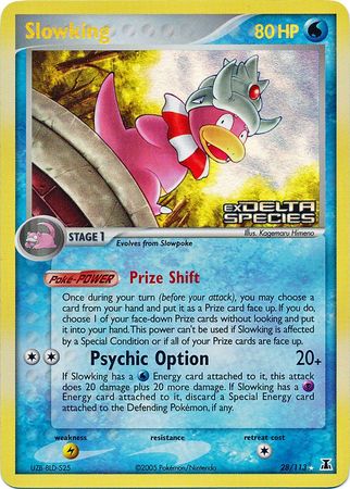 Slowking (28/113) (Stamped) [EX: Delta Species] | Card Citadel