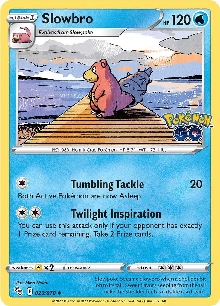 Slowbro (020/078) [Pokémon GO] | Card Citadel