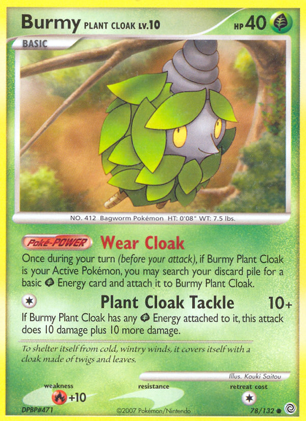 Burmy Plant Cloak (78/132) [Diamond & Pearl: Secret Wonders] | Card Citadel