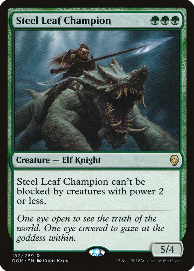 Steel Leaf Champion [Dominaria] | Card Citadel