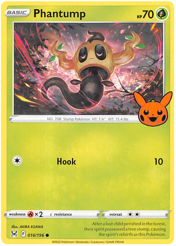 Phantump (016/196) [Trick or Trade 2023] | Card Citadel