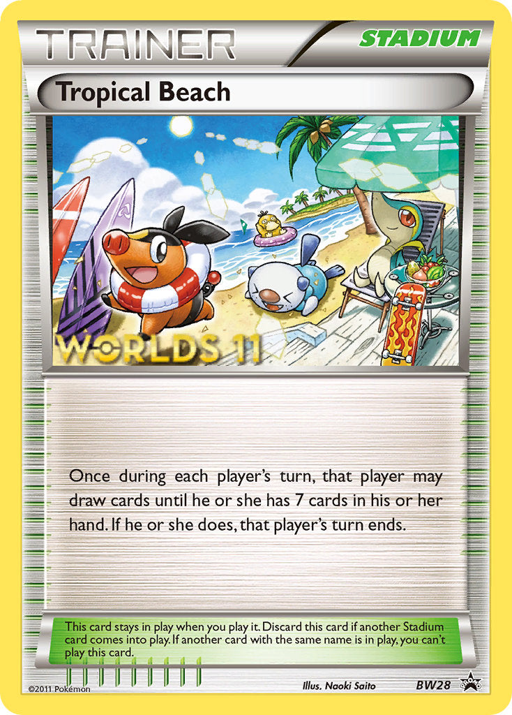 Tropical Beach (BW28) (Finalist) [Black & White: Black Star Promos] | Card Citadel