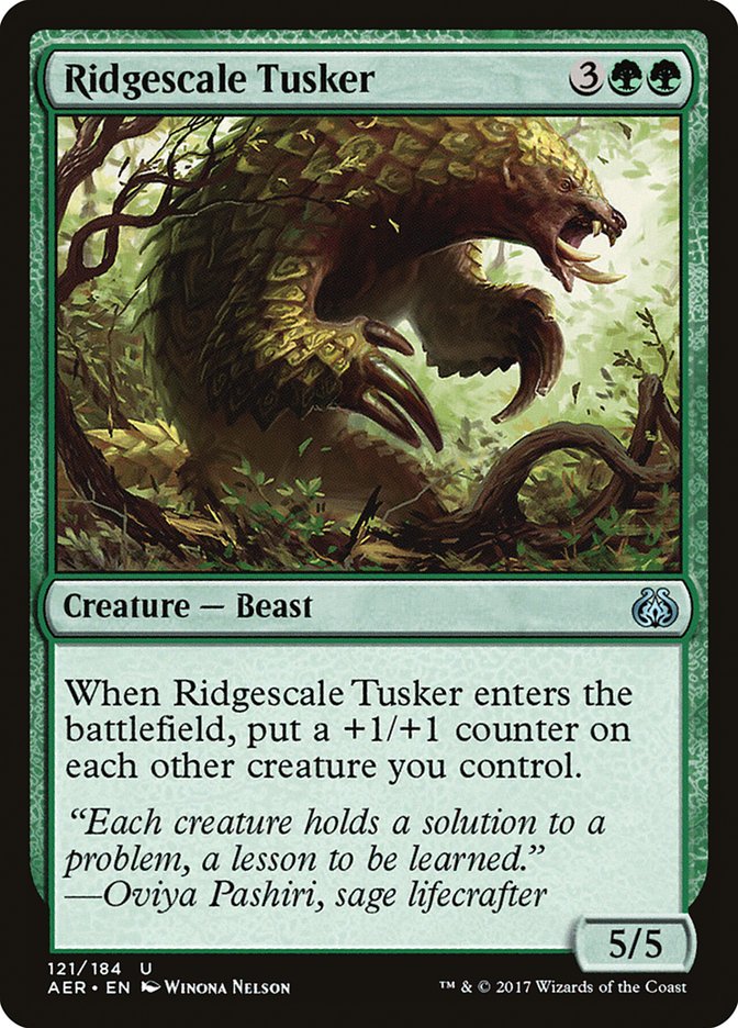 Ridgescale Tusker [Aether Revolt] | Card Citadel