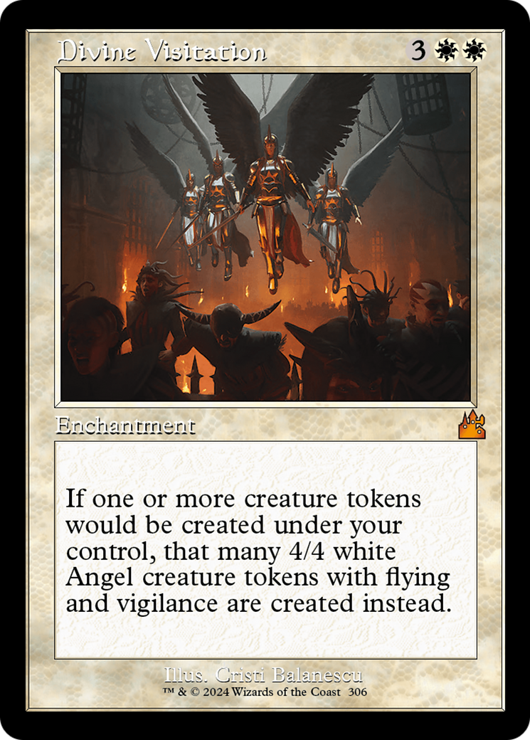 Divine Visitation (Retro Frame) [Ravnica Remastered] | Card Citadel